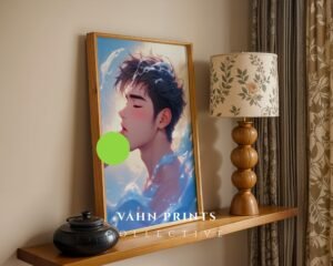 Nude Anime Male Suck Poster Muscular Handsome Dream Boyfriend Bedroom Digital Download