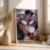 Anime Male Nude Suck Wall Art Print Muscular Handsome Boyfriend Fantasy Bedroom Poster