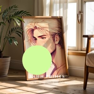 Nude Anime Male Suck Poster Muscular Handsome Dream Boyfriend Bedroom Digital Download