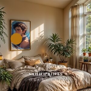 Muscular Nude Anime Male Suck Poster Handsome Dream Boyfriend Bedroom Digital Download