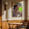 Anime Nude Male Suck Wall Art Print Muscular Handsome Boyfriend Fantasy Bedroom Poster