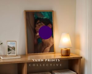 Naked Anime Male Body Suck Poster Muscular Guy Handsome Boyfriend Fantasy Digital Art