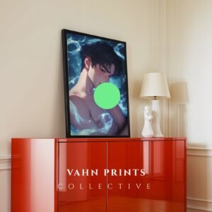Anime Muscular Male Nude Suck Poster Handsome Boyfriend Dream Fantasy Digital Download