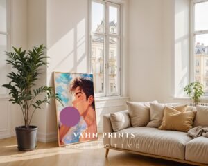 Nude Anime Male Body Suck Poster Muscular Handsome Boyfriend Bedroom Decor Digital Download