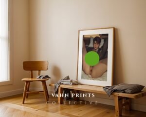 Nude Anime Male Body Suck Poster Muscular Handsome Boyfriend Fantasy Bedroom Wall Decor