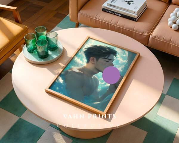 Anime Muscular Male Suck Wall Art Poster Nude Boyfriend Fantasy Bedroom Decor Download