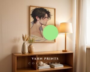 Anime Muscular Male Body Suck Poster Fantasy Dream Boyfriend Wall Art Printable