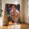 Anime Nude Male Body Wall Art Handsome Muscular Figure Gay Printable