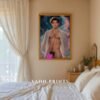 Romantic Nude Male Body Illustration Wall Art Handsome Muscular Gay