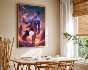 Romantic Fantasy Nude Male Wall Art Handsome Gay