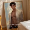 Anime Style Romantic Nude Male Art Print Gay