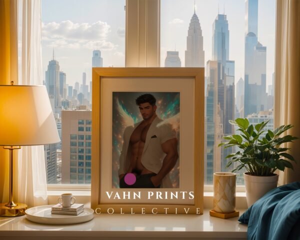 Soulmate Gay Nude Male Art Print Muscular Figure