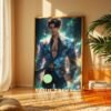 Handsome Muscular Nude Man Art Print Gay Bedroom