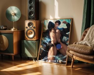 Dream Boyfriend Nude Male Figure Art Print Gay