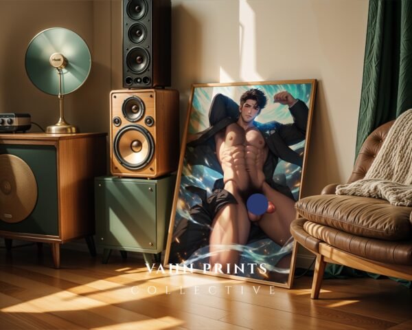 Dream Boyfriend Nude Male Figure Art Print Gay