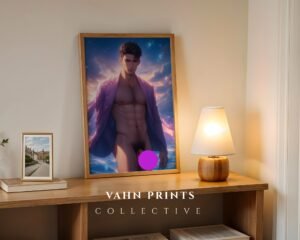 Gay Fantasy Male Body Wall Art Muscular Nude Figure