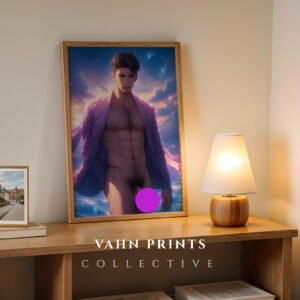 Gay Fantasy Male Body Wall Art Muscular Nude Figure