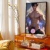 Romantic Nude Male Body Wall Art Handsome Muscular Man Gay