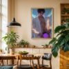 Anime Nude Male Wall Art Romantic Muscular Guy Gay