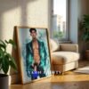 Dream Boyfriend Male Wall Art Nude Muscular Guy Romantic Gay