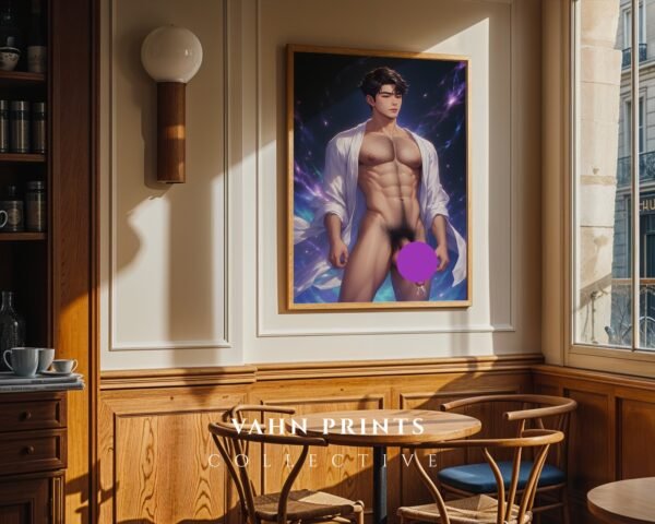 Gay Printable Wall Art Nude Male Figure Fantasy Boyfriend