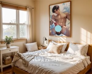Dream Boyfriend Nude Male Wall Art Muscular Body Gay Digital Download