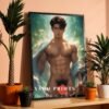 Male Figure Fantasy Wall Art Nude Muscular Guy Anime Style Gay Printable