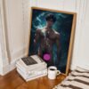 Anime Fantasy Male Wall Art Nude Muscular Guy Dream Boyfriend Gay Digital Art