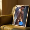 Dream Boyfriend Wall Art Nude Male Body Anime Style Muscular Man Gay Fantasy Poster Printable Home Decor