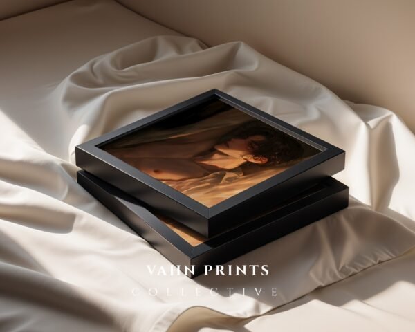 Ethereal Soulmate Husband Wall Art Muscular Male Figure Romantic Printable Anime Boyfriend Digital Download