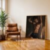Romantic Male Figure Wall Art Handsome Muscular Man Ethereal Lover Printable Download