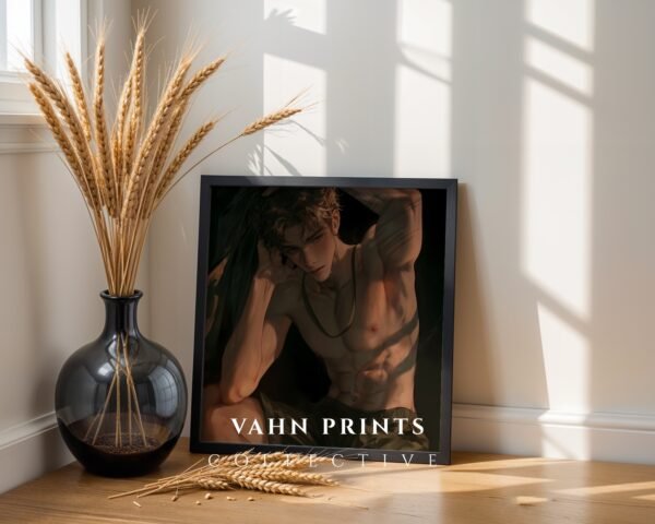 Masculine Male Body Wall Art Ethereal Soulmate Husband Romantic Printable Digital Art