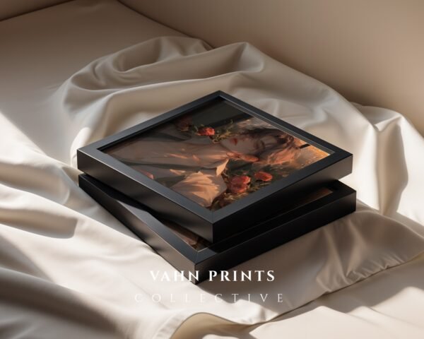 Anime Style Male Figure Wall Art Muscular Handsome Man Romantic Printable Download