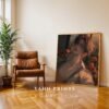 Anime Style Male Figure Wall Art Muscular Handsome Man Romantic Printable Download
