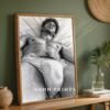 Male Nude Line Art Poster Muscular Body Minimalist Wall Art Download
