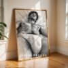 Male Nude Line Art Poster Muscular Body Minimalist Wall Art Download
