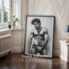 Minimal Male Nude Wall Art Elegant Masculine Line Drawing Print