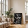 Modern Nude Male Figure Wall Art Simple Line Sketch Decor