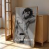 Masculine Nude Body Art Print Minimalist Male Figure Drawing