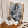 Artistic Male Figure Nude Sketch Wall Art Printable Poster