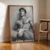 Artistic Male Figure Nude Sketch Wall Art Printable Poster