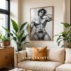 Elegant Male Figure Nude Wall Art Minimalist Design