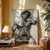Elegant Male Figure Nude Wall Art Minimalist Design