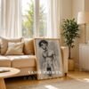 V150c_m4 Male Nude Body Contour Drawing Wall Art Modern Style