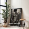 V157c_m5 Clean Male Nude Line Sketch Wall Art Contemporary Design