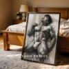 V167c_m10 Contemporary Nude Male Figure Art Wall Print