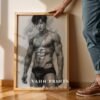 Male Nude Body Study Wall Art Minimalist Illustration
