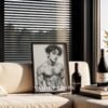V170c_m9 Male Nude Contour Drawing Art Print Modern Decor