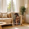 Male Nude Body Line Art Poster Minimalist Printable