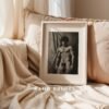 Minimal Nude Male Drawing Wall Art Elegant Design